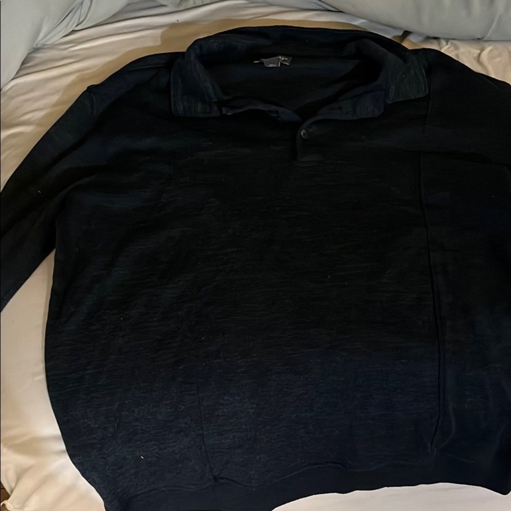 Men's Black Shirt Van Heusen